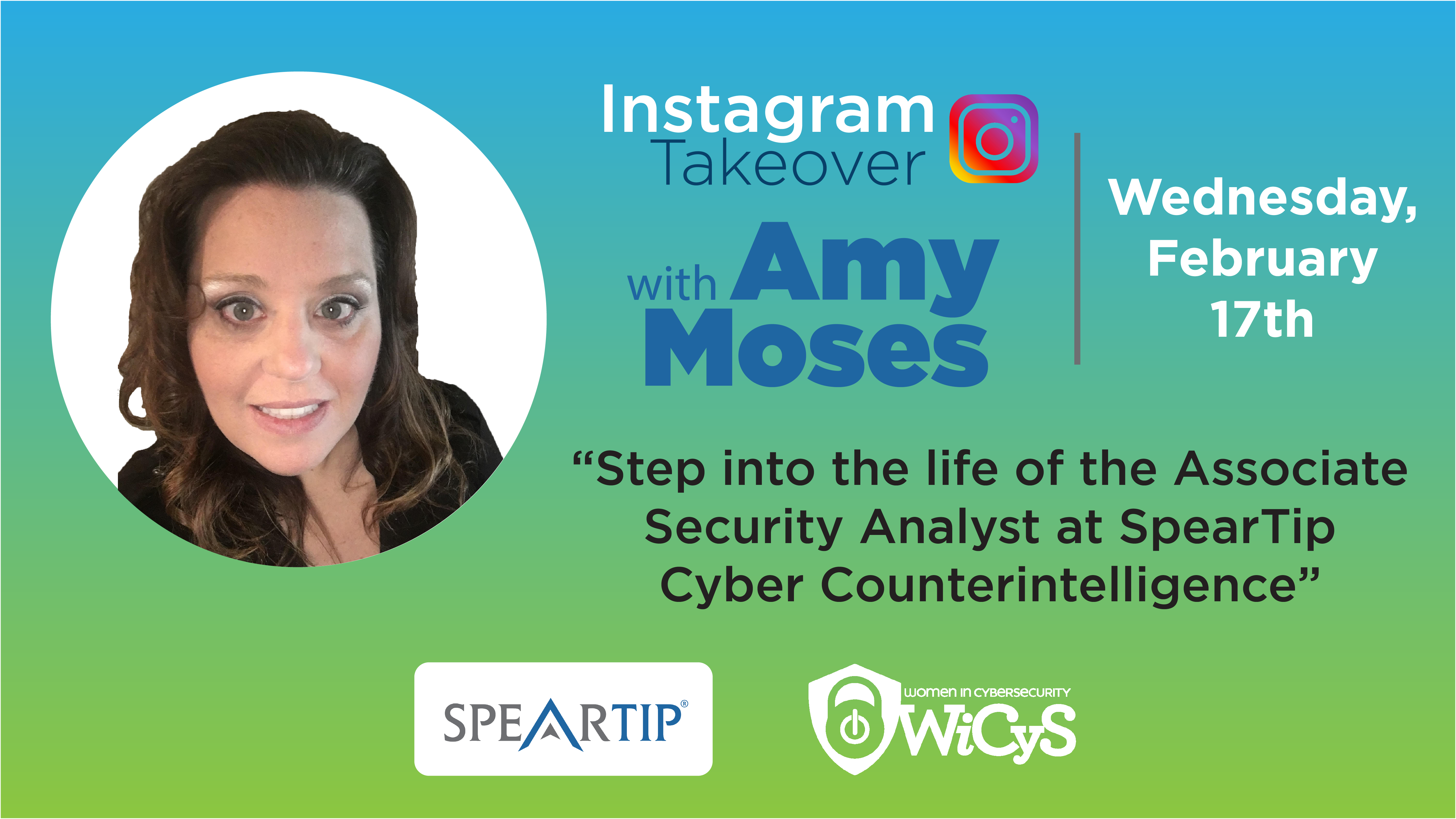 WiCyS Amy Moses Instagram takeover