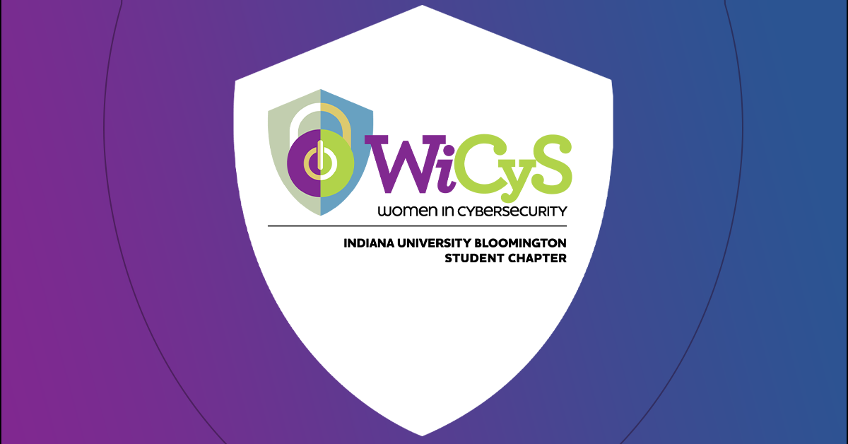 WiCyS Indiana University Student Chapter Logo