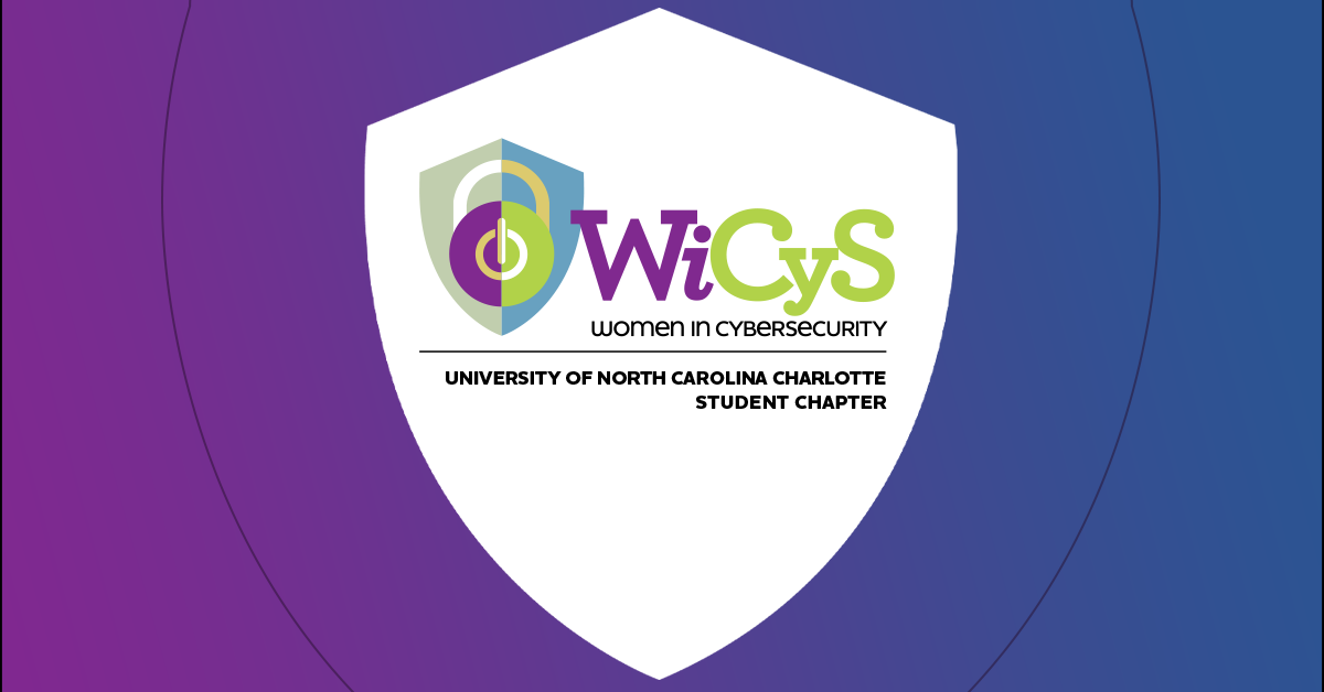WiCyS University of North Carolina Charlotte Student Chapter Logo