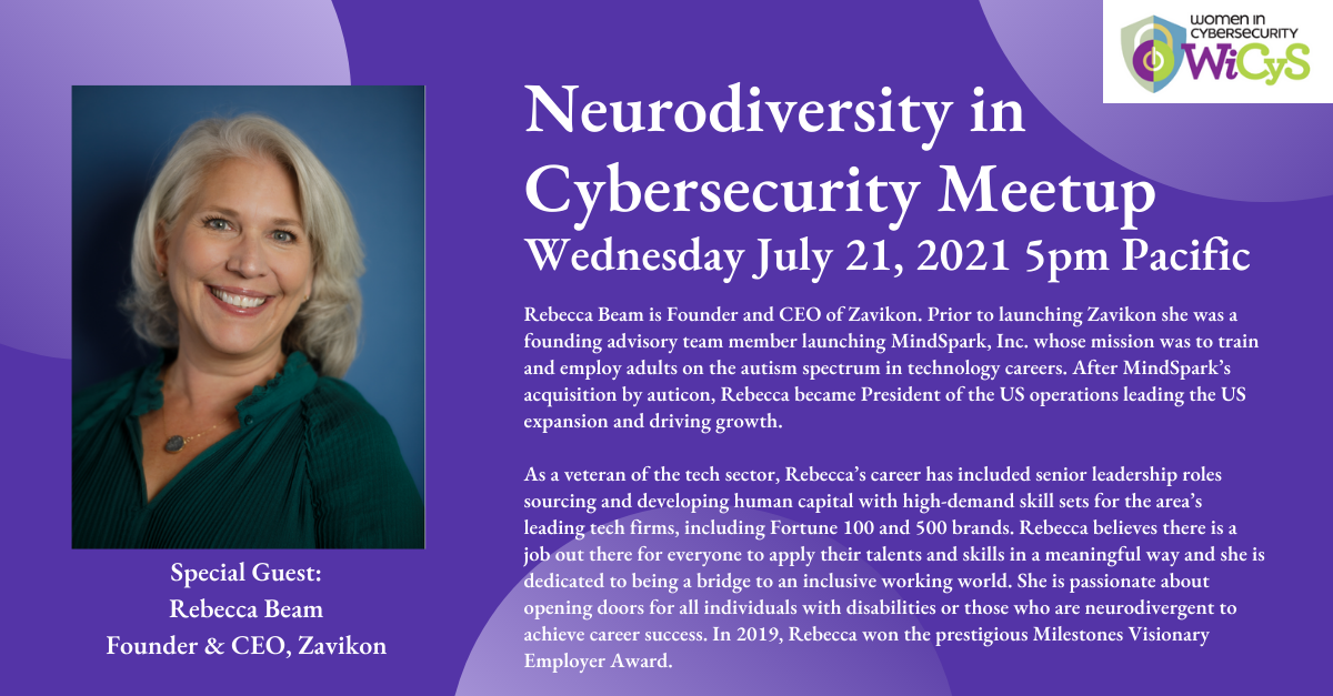 Neurodiversity in Cybersecurity Meetup image