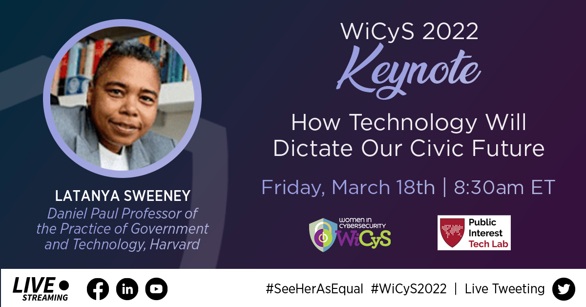 WiCyS 2022 Keynote Latanya Sweeney (2)