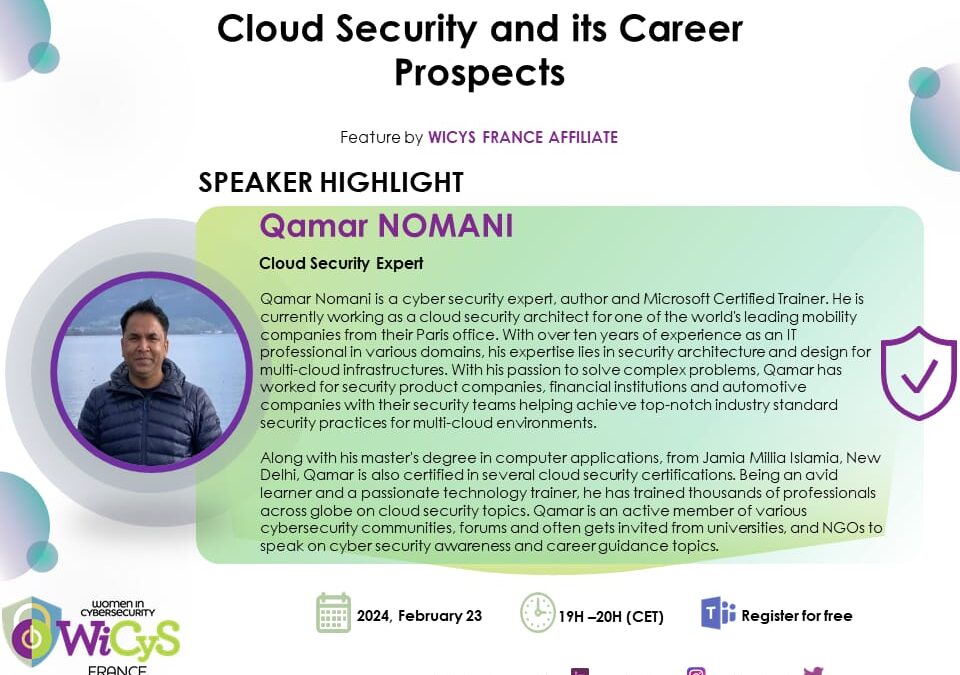 WiCyS France Affiliate | Cloud Security and its Career Prospects