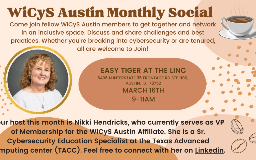 WiCyS Austin Affiliate | March Social