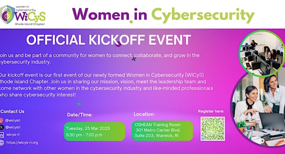 WiCyS Rhode Island Affiliate | Kickoff Event | In-Person