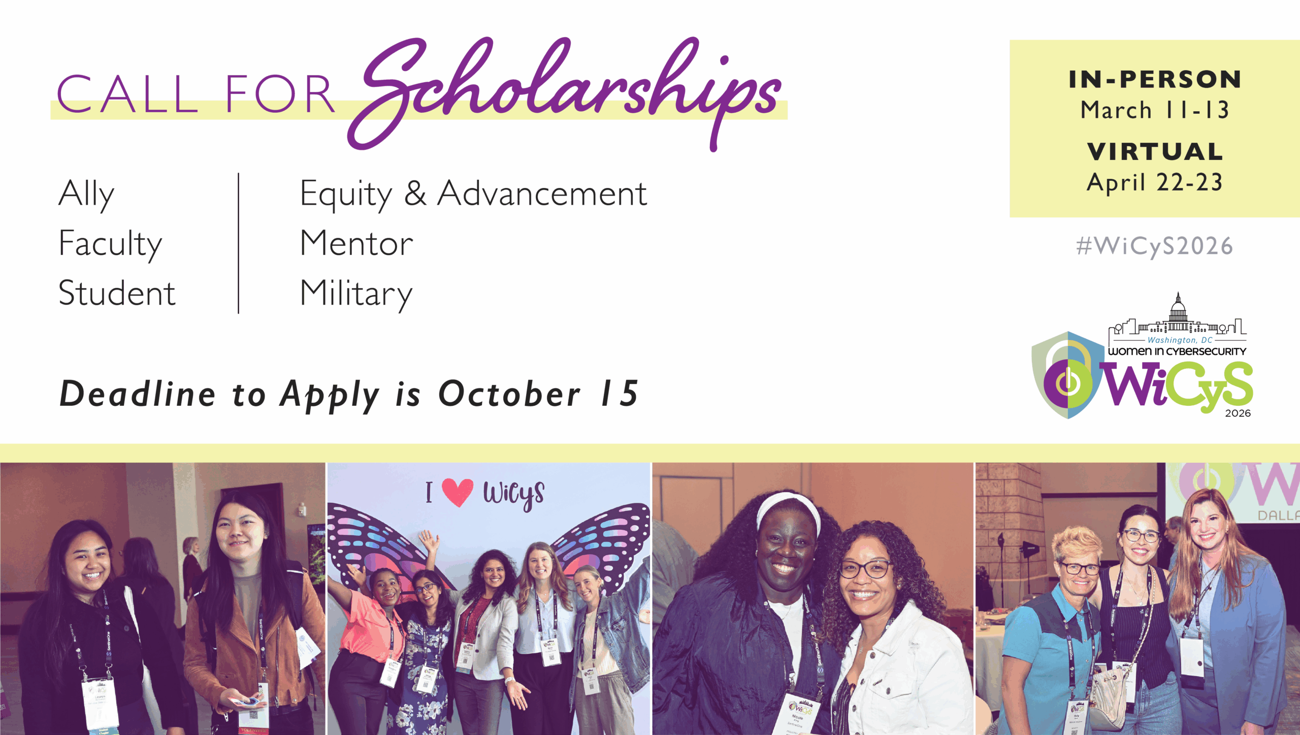 2026 Call for Scholarships